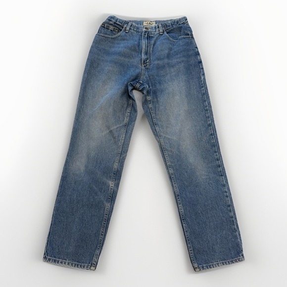 L.L. Bean Denim - VTG L.L Bean Women's Relaxed Fit Mom Jeans Sz 10 Classic Preppy Medium Wash 90s‎